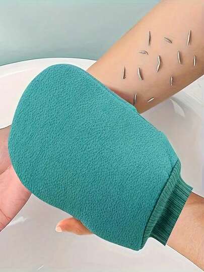 1 pieza Guante exfoliante para el Body, Guante para eliminar la piel muerta, Guante exfoliante, Herramienta de limpieza corporal de doble cara con masaje espumoso de SPA, Toalla exfoliante, Exfoliante corporal, Guante de baño exfoliante de doble cara, Adecuado para SPA, masaje y exfoliación corporal