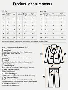 Bộ vest nam màu đen có viền bạc, trang phục công sở thường ngày, áo khoác và quần - Màu xanh hải quân - Xem 5