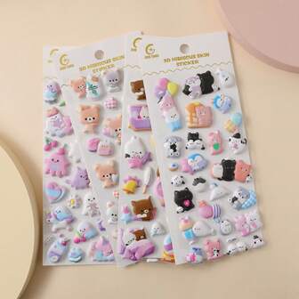 Kids Funny Thick Foam Stickers DIY Scrapbooking Decorative Stickers (Student Reward Stickers)