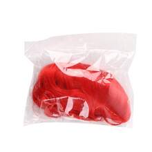 Pet Wigs Cosplay Props Funny Dogs Cats Dress Up Synthetic Red Hair Hat Costumes Headdress Accessories For Halloowen Christmas Supplies - Red - View 5