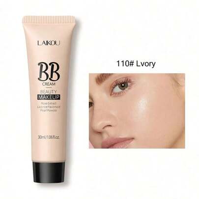 BB Cream de larga duración, base de maquillaje con efecto de cobertura y control de grasa, apta para uso diario