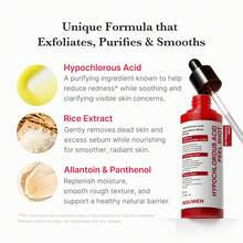 80毫升次氯酸去角质精华液，蕴含大米提取物，温和去除死皮细胞，净化毛孔，展现自然光泽 - 紅色 - 查看 5