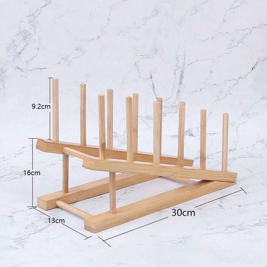 Wooden Puzzle Storage Rack, CD Display Stand, Rack Organizer Shelf For Adults Craft Collection Lovers - 卡其色 - 查看 1