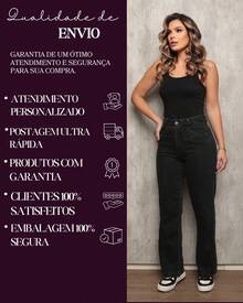 Women's Wide Leg Jeans, Marbled Pattern, High Waist, Wide Leg, Gaven Brand, Thick Fabric, 100% Denim - 燧石 - 查看 7