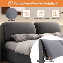 Bed Frames - Grey - View 4