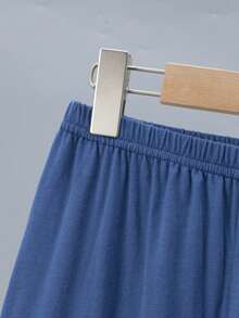 2pcs/Set Boys' Long Sleeve Pajama Set, Cotton Sleepwear With Racing Car Print - Multicolor - View 8