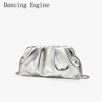 Dancing Engine Portmonnäer och handväska Lyxiga designeraxelväskor Pu-läder kvällsväska clutchväska Handväska damväska