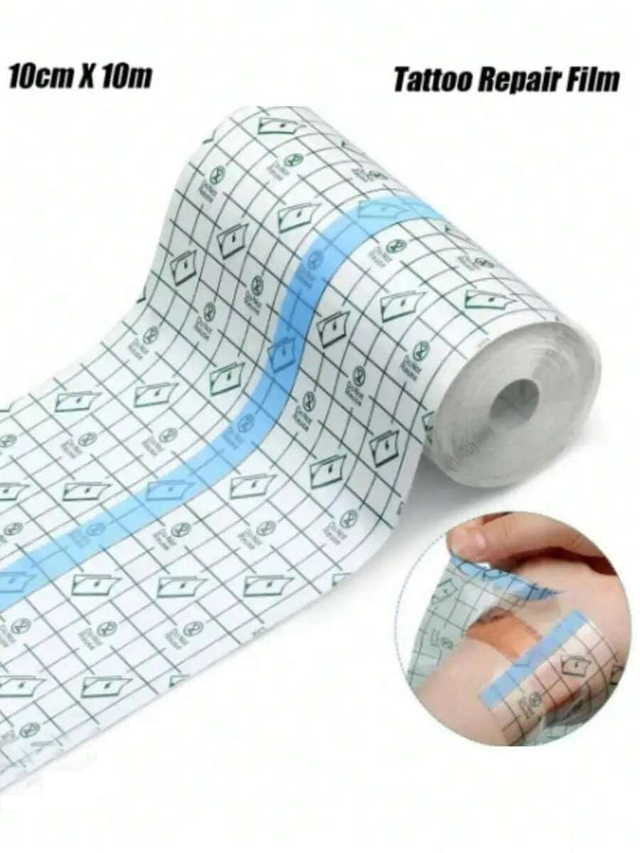 5m 10m Waterproof Protective Tattoo Healing Film For Aftercare Bandage Transparent Skin Tattoo Healing Repair Film Wrap Roll - Multicolor - View 1
