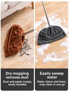 Repuesto de cabezal de trapeador absorbente reforzado, funda de trapeador para limpieza del hogar, accesorios de baño, paño de trapeador para polvo - Recolección de polvo para limpieza del hogar, temporada de regreso a clases, Halloween - Multicolor - Ver 3
