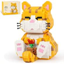 Adult Building Block Sets - Orange Cat - View 8