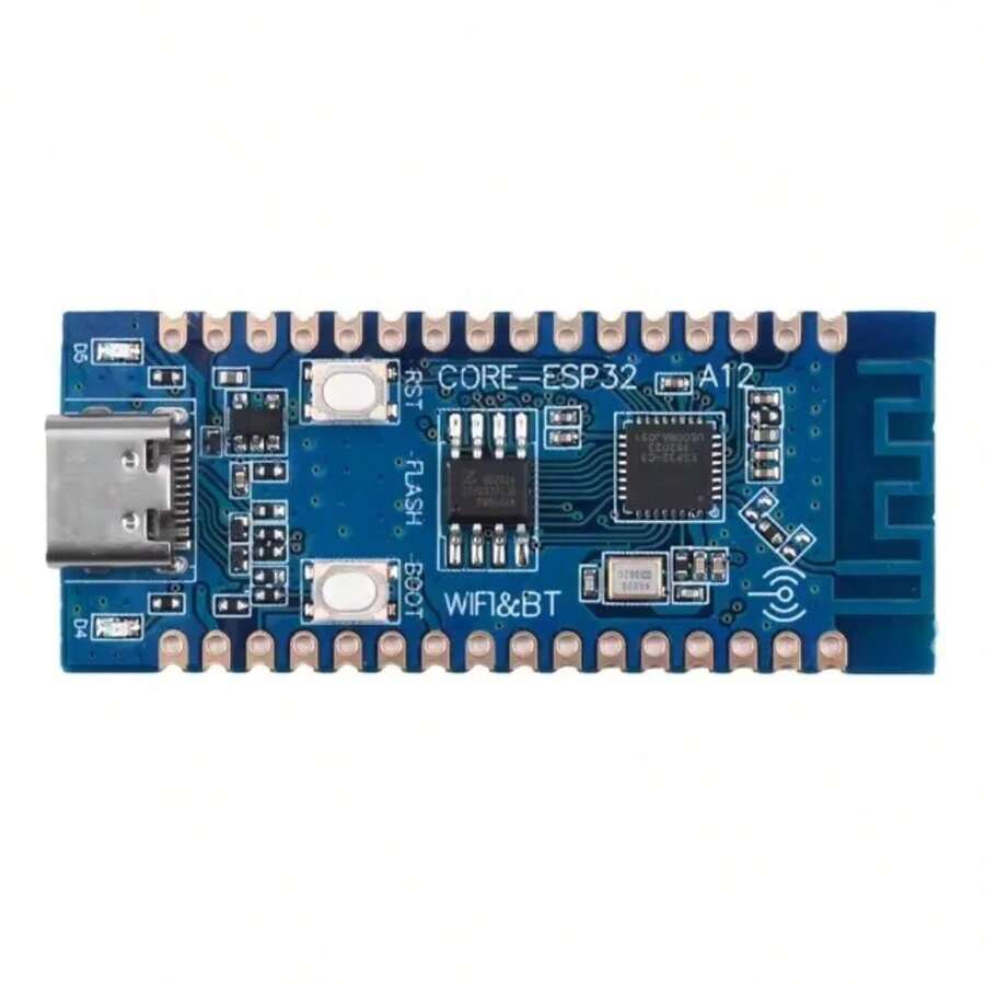 Placa de Desenvolvimento ESP32-C3 – Versão Minimalista | Módulo IoT Ultracompacto 21*51 mm - Multicolorido - Visão 1