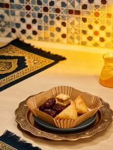 方形空气炸锅专用纸，吸油不粘锅纸，耐高温空气炸锅纸，【多容量适配】空气炸锅专用纸盘，强力防油，防漏，免清洗，不粘一次性纸碗，3-10升家用商用空气炸锅通用烘焙和油炸