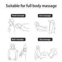 1PC Yoga Muscle Massage Roller With A Softwood Yoga Block For Leg Massage And Waist Relief, Promoting Muscle Relaxation - Multicolor - View 8