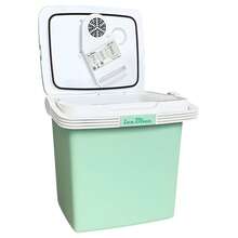 iceBlue Portable Outdoor Refrigerator With Handle Lock, 26L Car Cooler, Camping Fridge(Green) - Xem 4