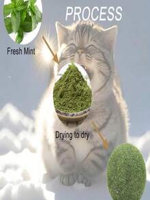 AOODOOM 3 Inch Giant Catnip Ball For Cats, Large Catnip Ball For Cats Indoor - Multicolor - View 6