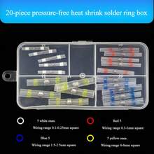 20/50pcs Box PE Heat Shrink Waterproof Welding Ring Connector, No Crimp Shielded Wire Terminal - Suitable For DIY Electronics/Automotive/Outdoor Wiring - Multicolor - View 4