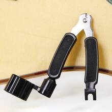 10PCS 3IN 1 Guitar String Winder Cutters Bridge Pin Puller Peg Winder Multi Tool - Black - View 7