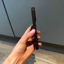 Funda de teléfono negra personalizada con inicial para 17 16 15 14 13 12 11 Pro 8 XR X, funda a prueba de golpes, funda de teléfono con monograma, funda de teléfono creativa de dibujos animados, a prueba de golpes y resistente a caídas, protección completa, adecuada para 17/17ProMax/iPhone16/16Plus/16Pro/16ProMax, iPhone15/15Plus/15Pro/15ProMax, iPhone14/14Plus/14Pro/14ProMax, iPhone13/13Pro/13ProMax, regalo perfecto para novia, novio, Día de San Valentín, Navidad - Negro - Ver 3