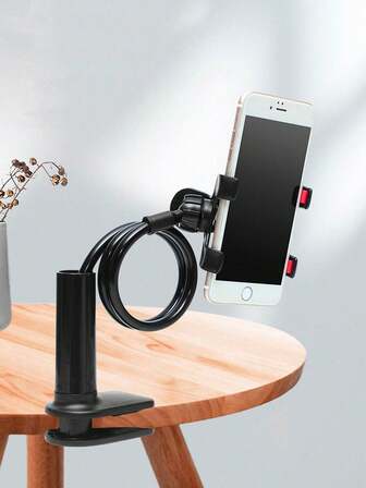 1 st spiralformad telefonhållare, löst stativ för smartphone och surfplatta, 360 graders roterande spiralformad telefonhållare