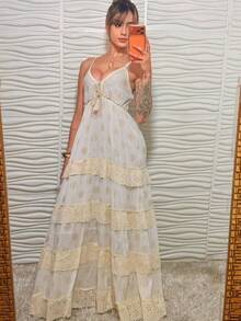 Boho Chic Long Dresses - Exclusive, Elegant And Timeless Autumn And Winter  Boho Line - Trắng băng - Xem 2