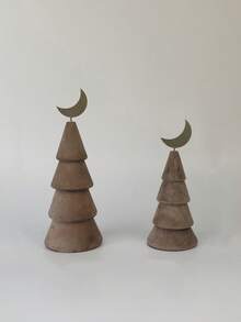 1 Piece Wood Ramadan Tabletop Decoration,Classical Style Basement With Moon Desk Decor For Ramadan Party Decoration,Kitchen Dining Table Decor - Multicolor - View 7