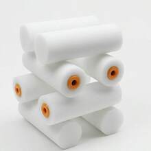 10pcs Sponge Brushed Roller Brush, Water-Based Paint Latex Paint Roller Brush, Paint Roller Brush, Embossed Small Thumb Traceless Brush