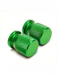 2 pièces Grands capuchons de valve de pneu de voiture/moto de 12 mm avec motif de maille exquis, couvercles anti-poussière, chapeaux de tige de valve élégants et filetés, convenant aux voitures, motos, camions, vélos