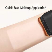 New 2-In-1 Makeup Sponge Brush, Double-Ended Design With Cap, Concealer Brush, Foundation Brush, Cream Brush, Brightening, Facial Makeup Brush, Beauty Tools, For Foundation, BB Cream, Sunscreen,Giveaways - Multicolor - View 5