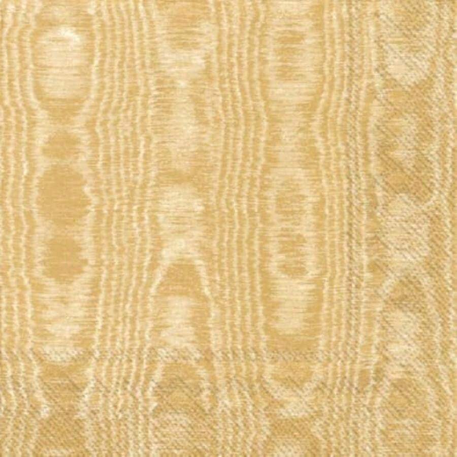 Home Range - Servilletas, Casual, PLEASE USE gold, GUEST NAPKINS, 1, 16(6.5" x 6.5" Moiree (Oro)) - Multicolor - Ver 1