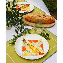 Talking Tables 20 servilletas cítricas limones y naranjas | Servilletas de papel coloridas para decoupage | vajilla desechable para fiesta de verano, comida aire libre en el jardín, picnic(Rosa Mittel) - Multicolor - Ver 9