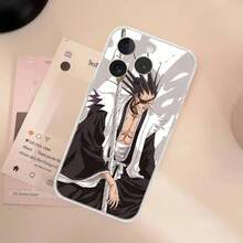 Anime Bleach Kisuke Phone Case For Iphone 17 16 15 11 13 14 Pro Max 7 8 Plus X Xr Xs Max Se2020 13mini Transparent Cover Iphone17 Promax - z8 - 查看 11