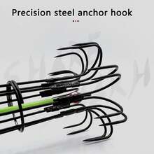 High Carbon Steel Fishing Hooks With Barb And Anti-Hanging Bottom For Freshwater Saltwater Fishing - A - View 4