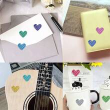500 piezas/Rollo Pegatinas de sellado de amor de colores de dibujos animados, creatividad DIY, calcomanías para portátil de PVC, decoración, etiqueta de recompensa, regalo - Multicolor - Ver 3