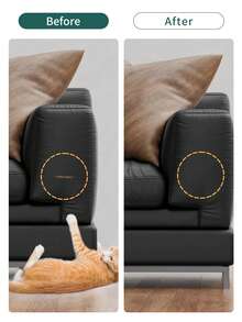 1 Roll Black/Dark Brown/White Leather Repair Patch, Waterproof Removable Self-Adhesive Leather Repair Tape, Cuttable Repair Tape Kit, Suitable For Furniture, Sofa, Car Seats, Chairs And Other Leather Repair, Renovation And Reupholstery. - Multicolor - View 11