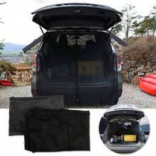 Windshield Sunshade Screen, Car Tailgate Mosquito Net Rear Magnetic Mount Car Sunshade Anti - Flying Net Cargo Trunk Ventilation Mesh Most Models MPV SUV Camping Size L - inicial - Ver 1