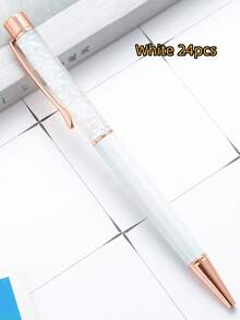 1/10/24/36支個性化刻字亮粉筆、客製化流沙圓珠筆，女性文具禮品，辦公配件，書寫工具，返校季，多功能，裝飾性，商務/工作/辦公，辦公用品 - 彩色 - 查看 27