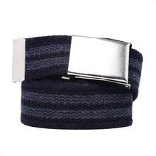 Kit 3 Cinto Masculino De Lona Gorgurão Listrados Fivela Catraca Otima Qualidade PREMIUM. - Multicolorido - Visão 9