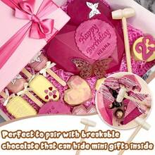 15/30 piezas Mini martillos de madera para chocolate - Perfectos para manualidades con corazones quebradizos y juegos de fiesta - Multicolor - Ver 5