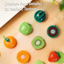 Baby Fruit & Vegetable Cutting Kitchen Toy, Non-Contact Food, Children's Kitchen Utensils, Edges Not Sharp - Multicolor - View 5