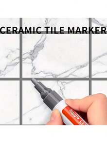 5pcs Tile Grout Pens - Waterproof & Mold-Resistant, Self-Adhesive, Easy To Fill & Seal | For Bathroom & Kitchen Walls & Floors - Nhiều màu - Xem 3