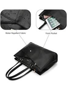 NEWHEY 15.6 Inch Waterproof Laptop Bag, Women's Business Office Briefcase - Multicolor - View 5