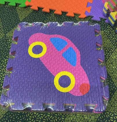 10 pz Tapete de poamy juegos rompecabezas para bebe piso armable de foamy, EVA didactico 29*29*0.8cm Infantil Hogar Didactico