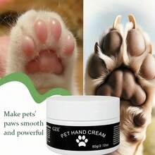 60克 GZE宠物护爪霜 - 适用于犬猫的保湿滋养膏，舒缓并保护干燥的鼻子、爪子和肘部