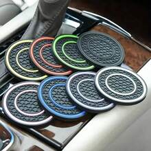 2 Giá đỡ cốc đa năng cho ô tô, Chất liệu cao su cao cấp, Chống trượt, Chống bụi, Phụ kiện giá đỡ cốc dễ vệ sinh - Nhiều màu - Xem 3