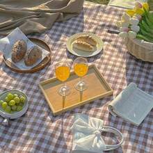 Large Picnic Blanket Outdoor Beach Blankets, - Resistant Foldable Sandproof Blankets Cute Picnic Beach, Camping Grass Lawn Park Mats Brown 2, 80x80 In - 淺棕色 + 6'8" x 6'8" - 查看 1