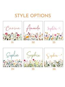 Personalized Name/Style Wooden Wild Flower Jewelry Box, Large Commemorative Box, Pyrography Floral Design, Flower Box, Couples Gift, Solid Wood Storage Box With Lock Clasp, Special Girls Memento Unique Delivery Gift