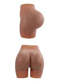 شورت سيليكون رافع للأرداف، شورت رياضي ذو خصر عالي مشكل، متعدد الاستخدام، تصميم سميك، يرفع الأرداف ويشكل المؤخرة، مناسب للارتداء اليومي والرياضة، تشكيل ثقة - بني - مشاهدة 2
