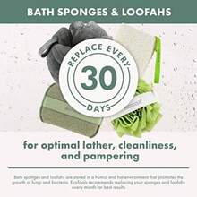 EcoTools 2 en 1 Ecopouf, esponja de ducha ecológica con red reciclada, accesorio de baño para hombres y mujeres, vegano y última intervensión de crueldad, 6 unidades(Esponja delicada y exfoliante, 6 unidades) - Multicolor - Ver 8