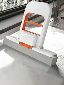 1pc Extendable Mini Mop (Replaceable Sponge) - Wet And Dry Use, Compact And Space-Saving Design, Plastic Construction, Suitable For Kitchens, Bathrooms, Living Rooms, Car Windows - Multi-Functional Cleaning Tool, Bathroom Cleaning, Stylish Handle Design, Efficient Cleaning Head, Floor Cleaning Mop - Multicolor - View 7