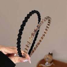 4pcs/Set High-End Wavy Headbands, Women's Elegant Headpieces For Outdoor Hairband Hair Hoop Beauty Home Hair Accessories - Multicolor - View 9
